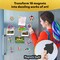 Skillmatics Foil Fun - Pretty Patterns, 18 DIY Magnets Mess-Free Art, Colorful Creative Party Activity, Craft Kits, 60+ Foam Stickers, Easter Gifts for Kids, Teens, Adults, Families
